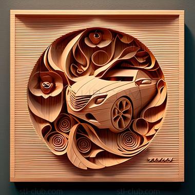 3D model Mazda Verisa (STL)
